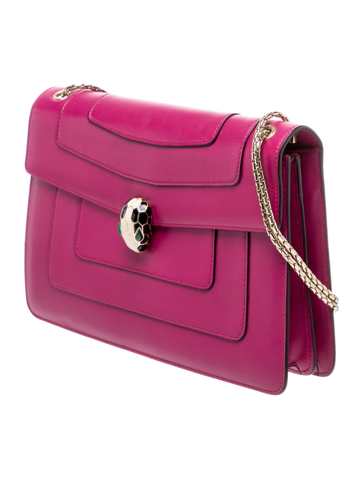 Bvlgari Leather Shoulder Bag