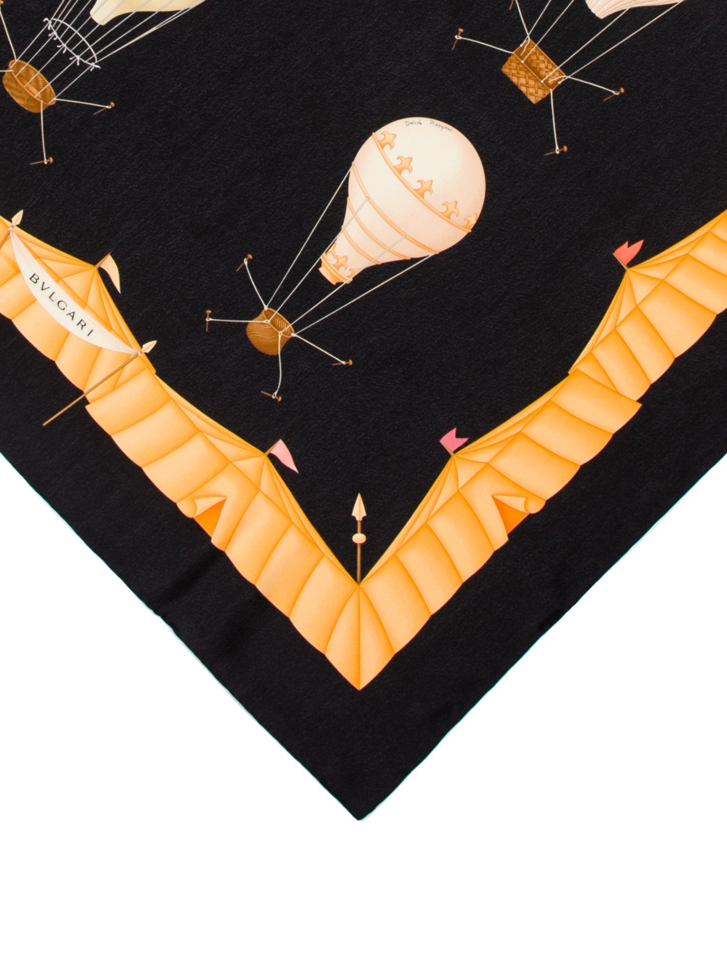 Bvlgari Silk Printed Scarf w/ Tags