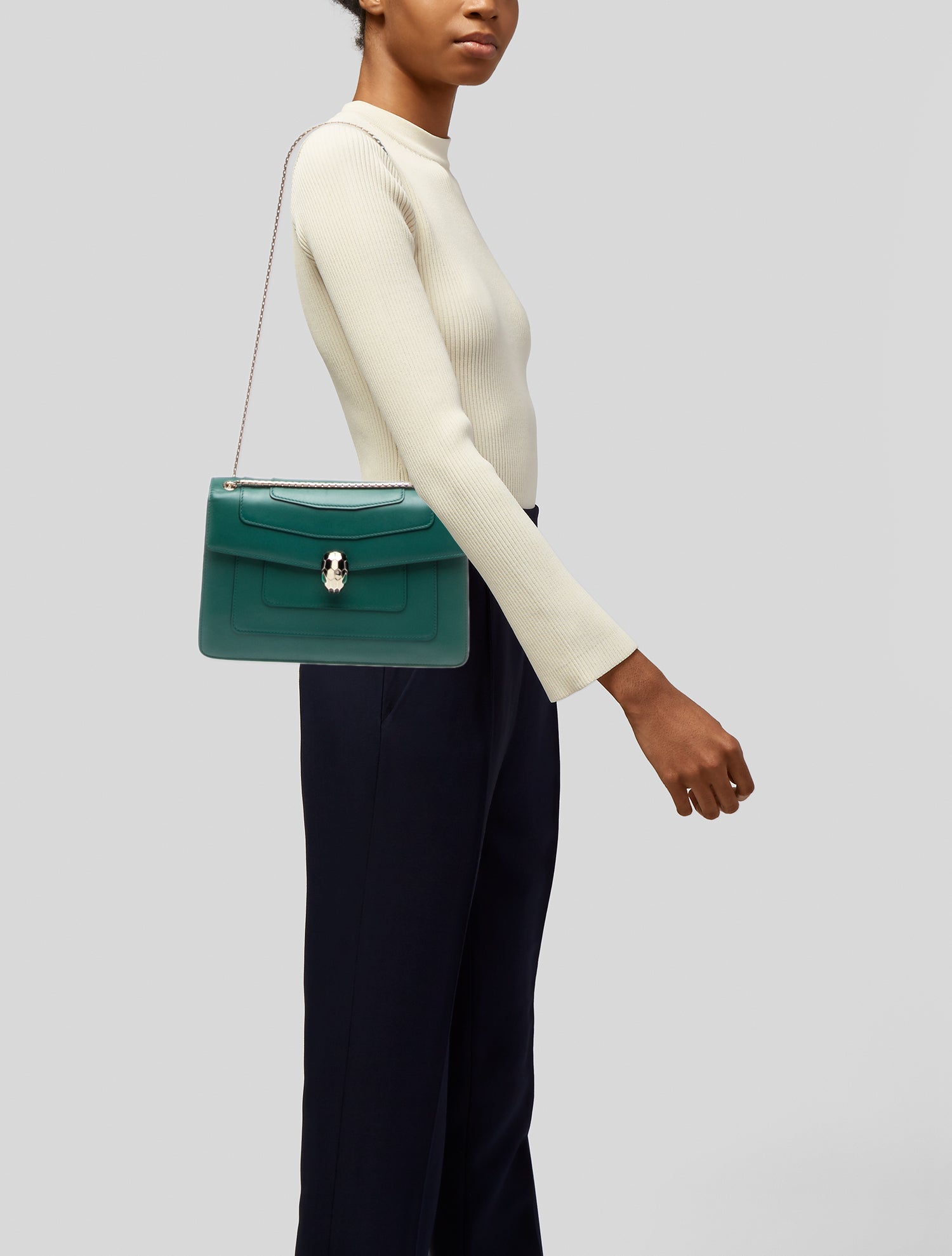 Bvlgari Kingsnake Shoulder Bag Medium