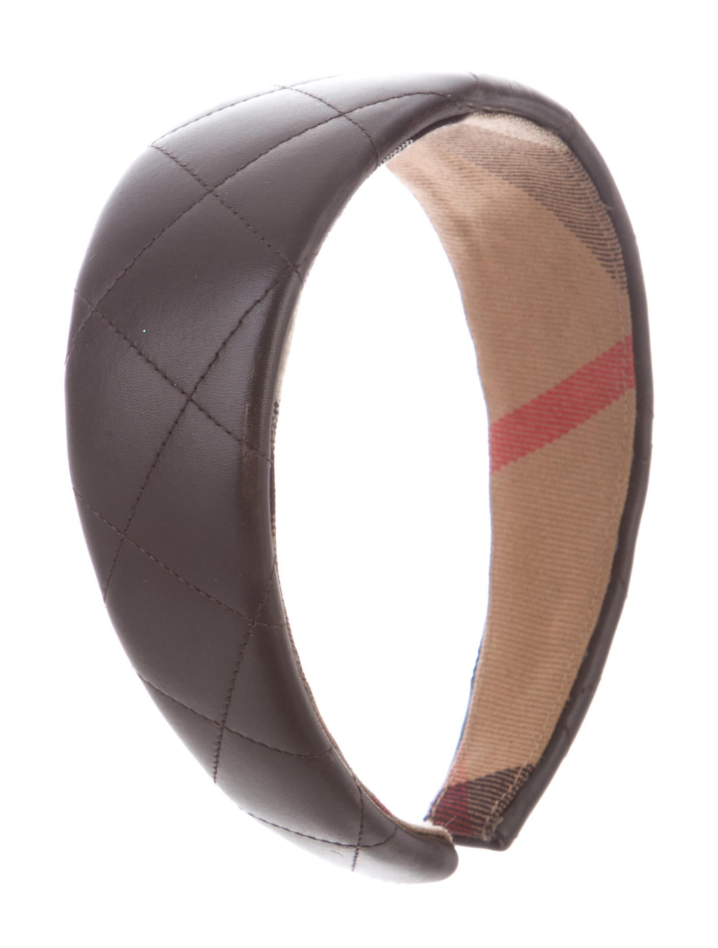 Burberry Quilted Nova Check Headband Accessories BUR101551 The