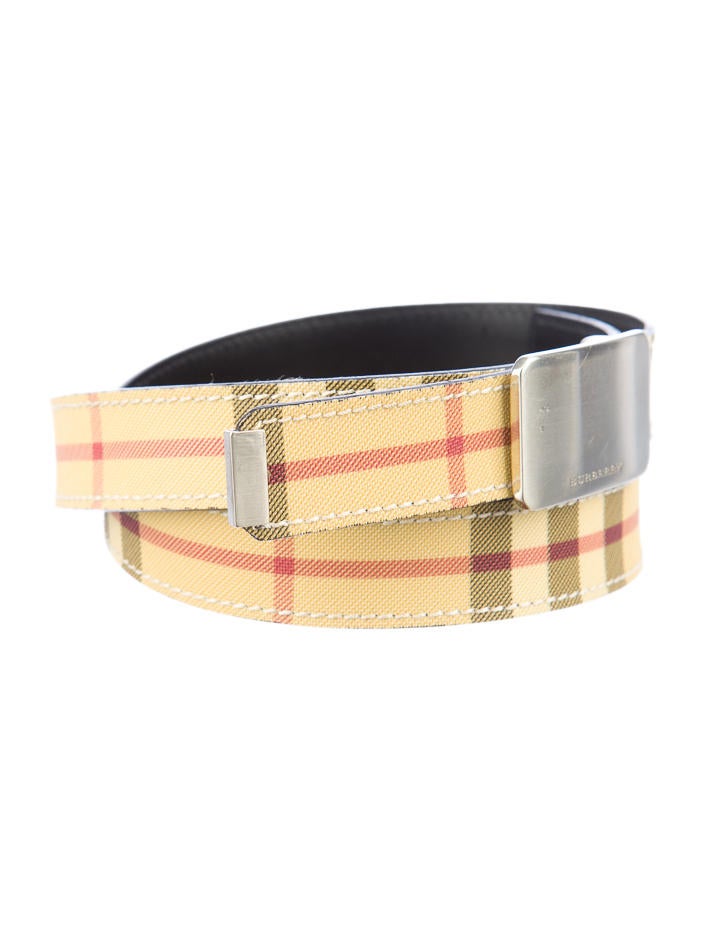 Burberry Nova Check Belt w/Tags