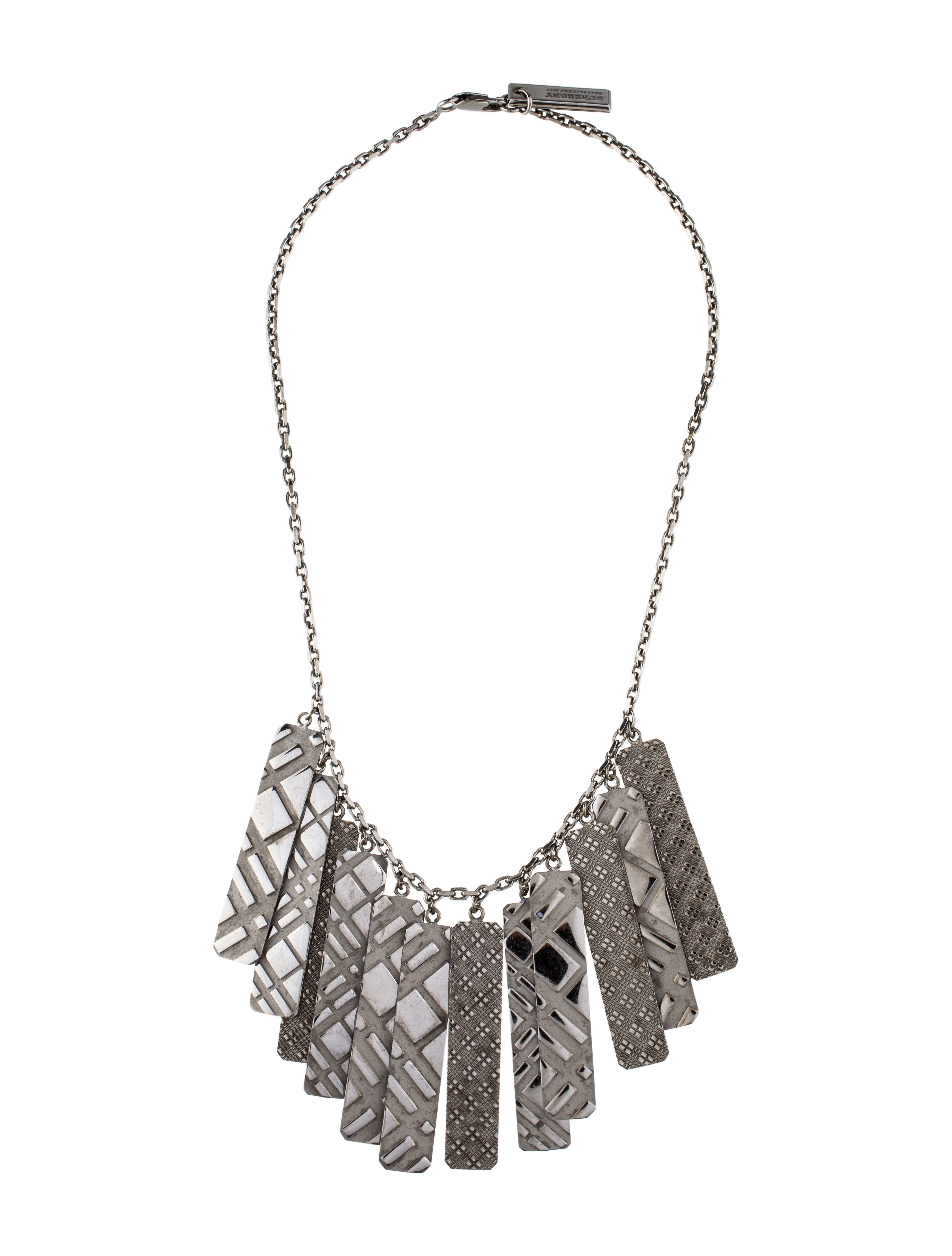 Burberry Tag Collar Necklace Necklaces BUR109078 The RealReal
