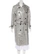 Burberry Laminated Lace Trench Coat