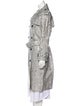 Burberry Laminated Lace Trench Coat
