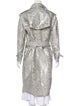 Burberry Laminated Lace Trench Coat