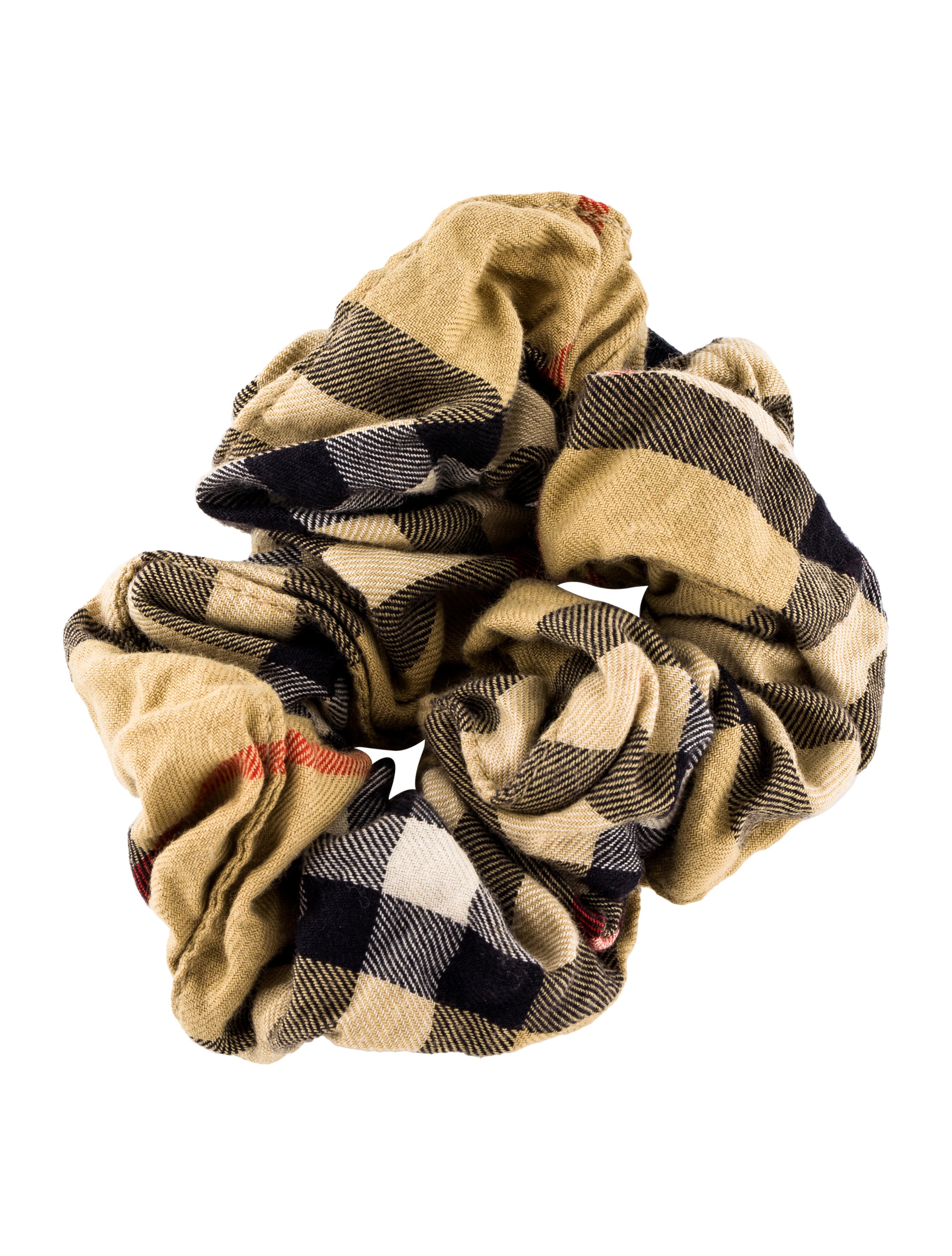 burberry hair scrunchie