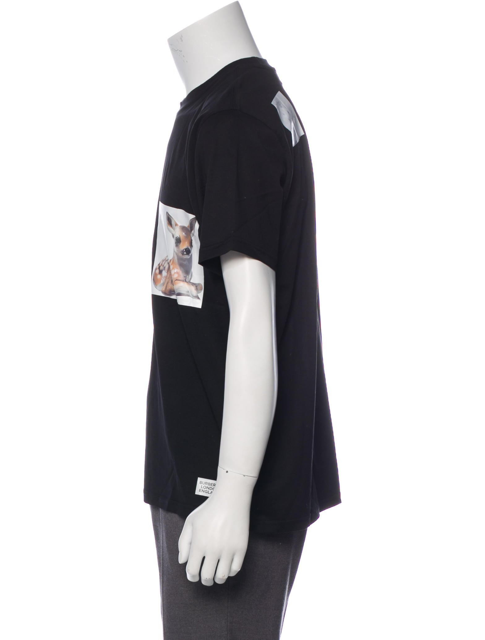 Burberry 'They Do Not Love' Bambi Graphic T-Shirt - Black T-Shirts