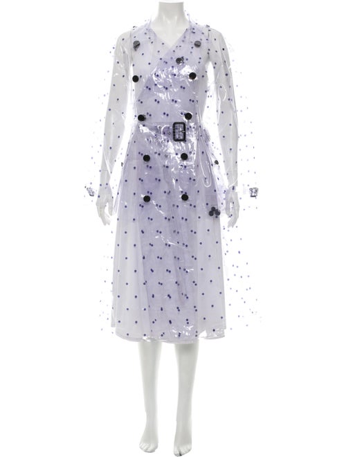 Burberry PVC Rain Coat Clear