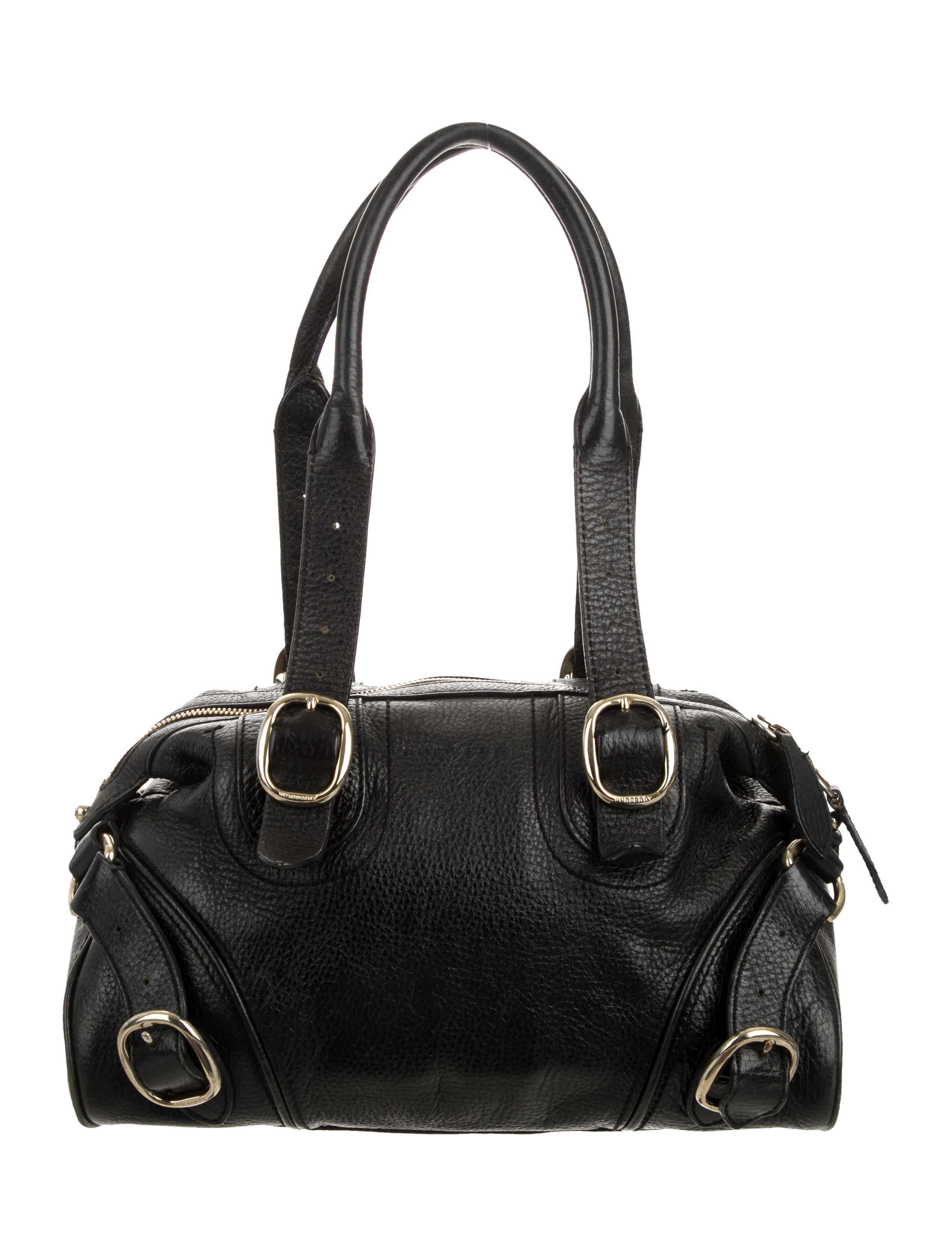 Burberry Small Leather Buckle Bag Handbags BUR157200 The RealReal