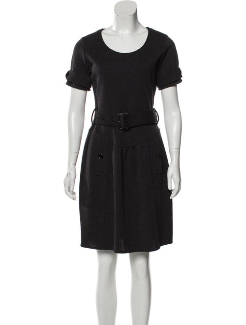 Burberry Wool Belted Dress wool