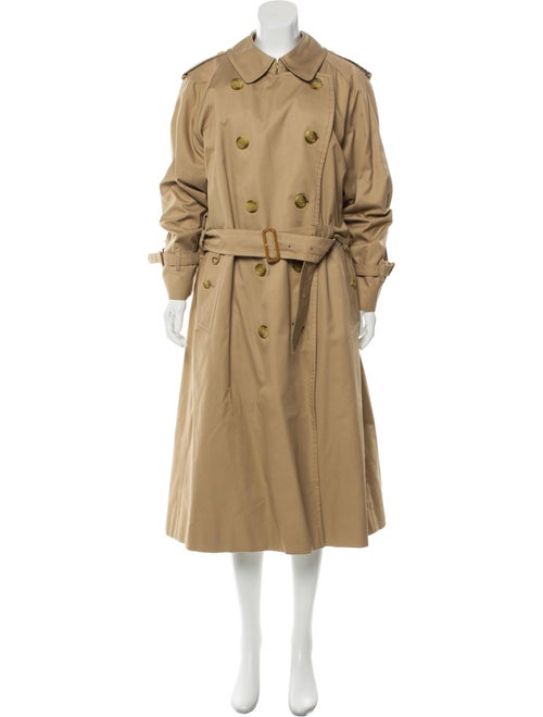 Burberry Long Trench Coat Beige