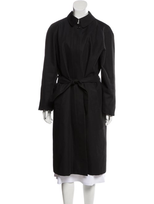 Burberry Belted Long Trench Coat wool