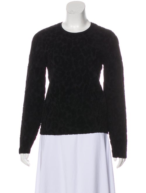 Burberry Textured Knit Sweater Black