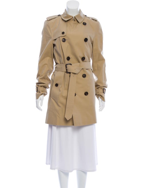 Burberry Double-Breasted Trench Coat Beige