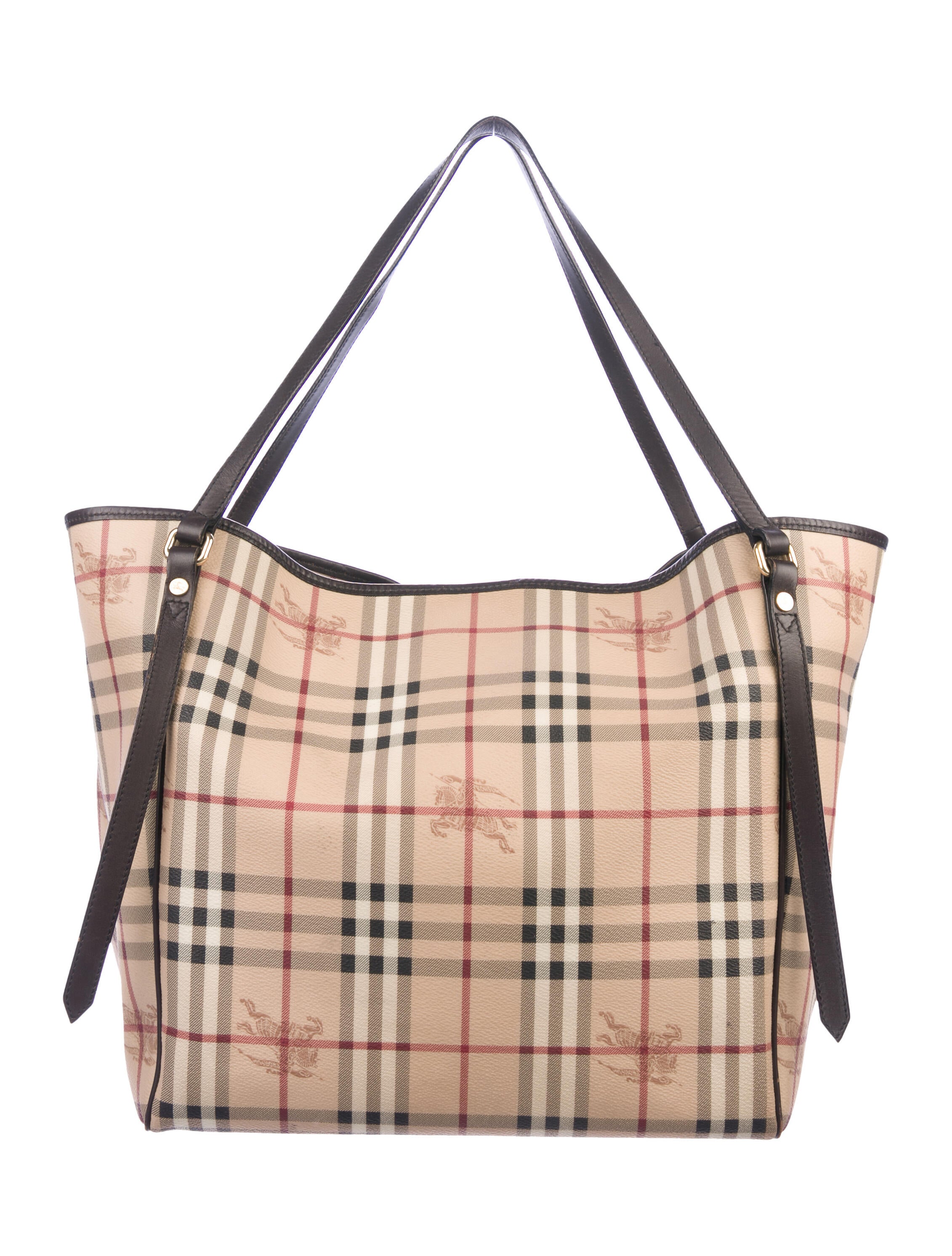 Burberry Haymarket Check Large Canterbury Tote Handbags BUR165388 The RealReal