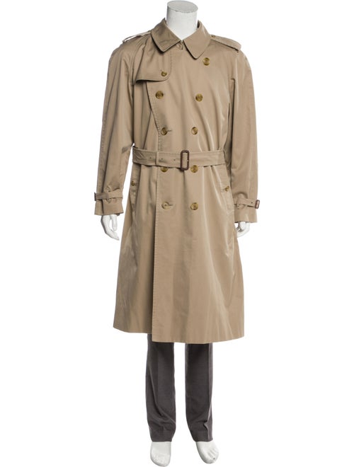 Burberry Double Breasted Trench Coat beige
