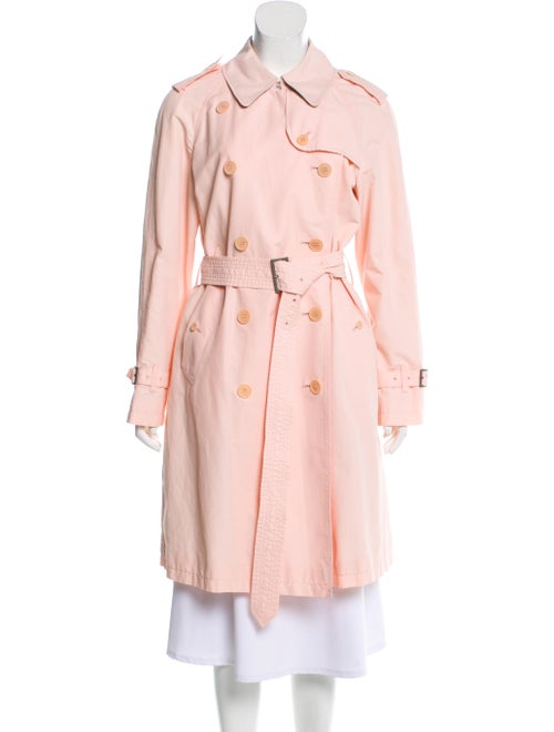 Burberry Structured Trench Coat Pink