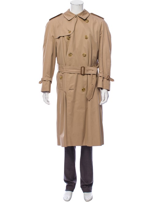 Burberry Nova Check-Lined Trench Coat beige