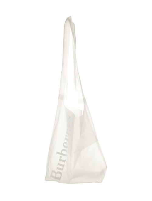 Burberry Latex Logo Bag Clear
