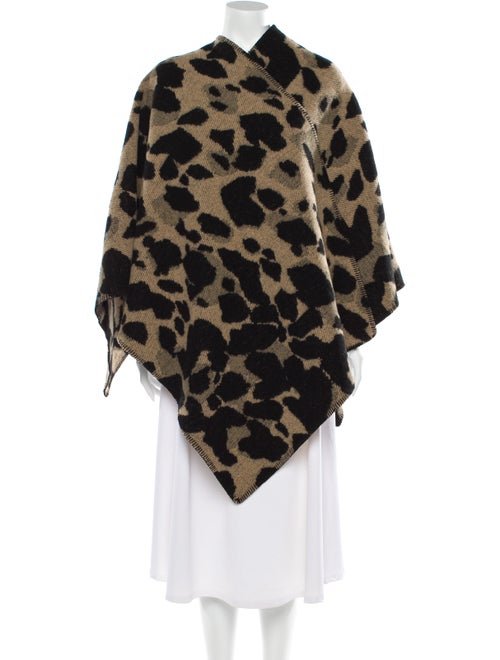 Burberry Wool Animal Print Sweater Wool