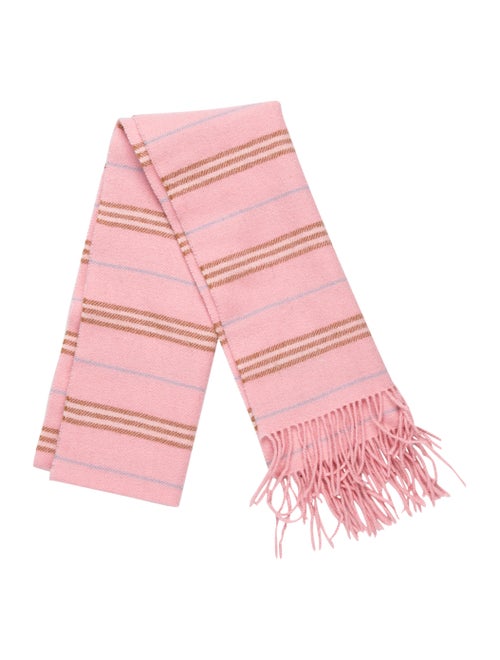 Burberry Nova Check Cashmere Scarf pink