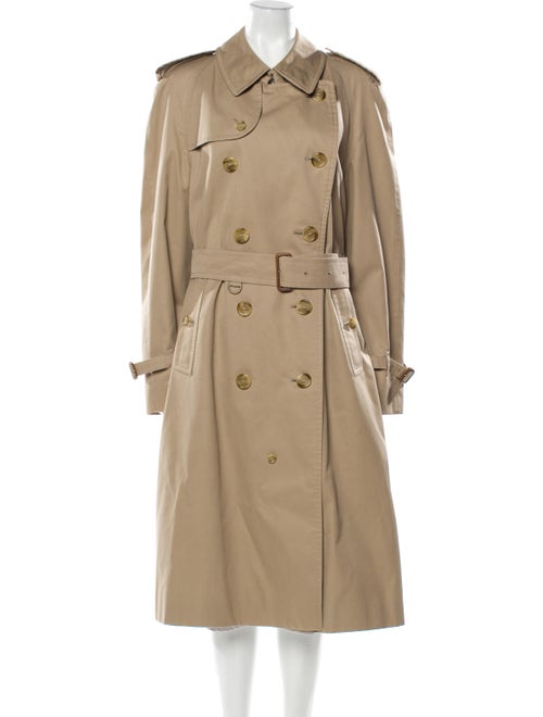Burberry Long Trench Coat Khaki