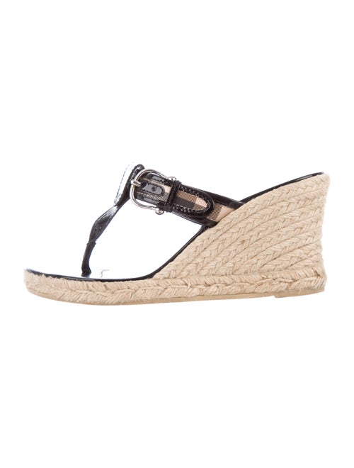 Burberry Nova Check Espadrilles Tan