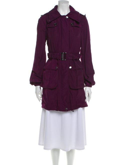 Burberry Trench Coat Purple