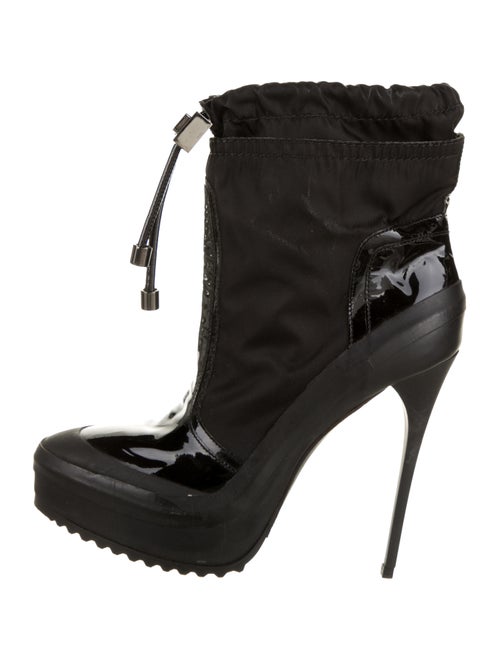 Burberry Nylon Ankle Boots Black