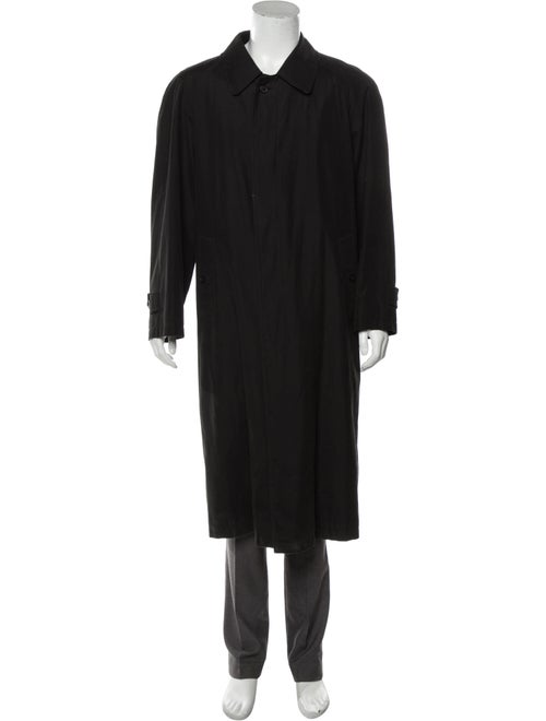 Burberry Woven Trench Coat black