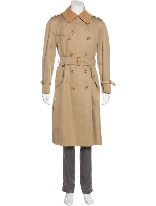Burberry Double-Breasted Trench Coat beige