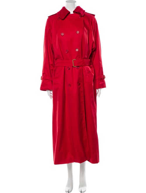 Burberry Trench Coat Red