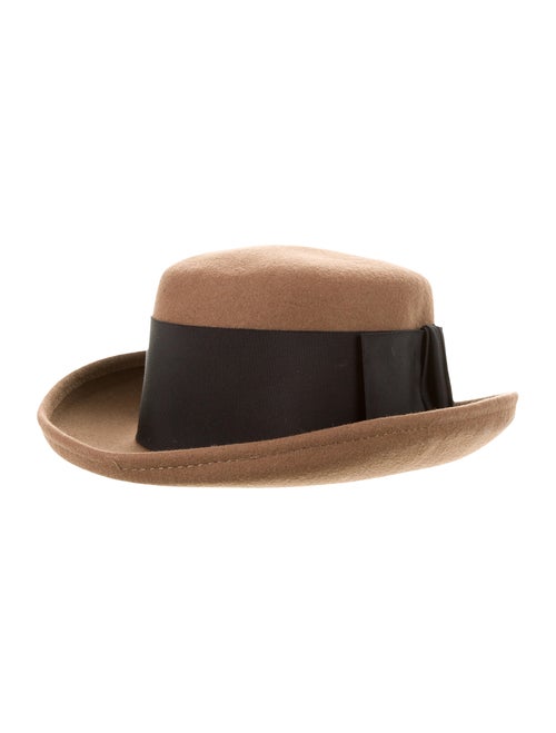Burberry Wool Fedora Hat Tan