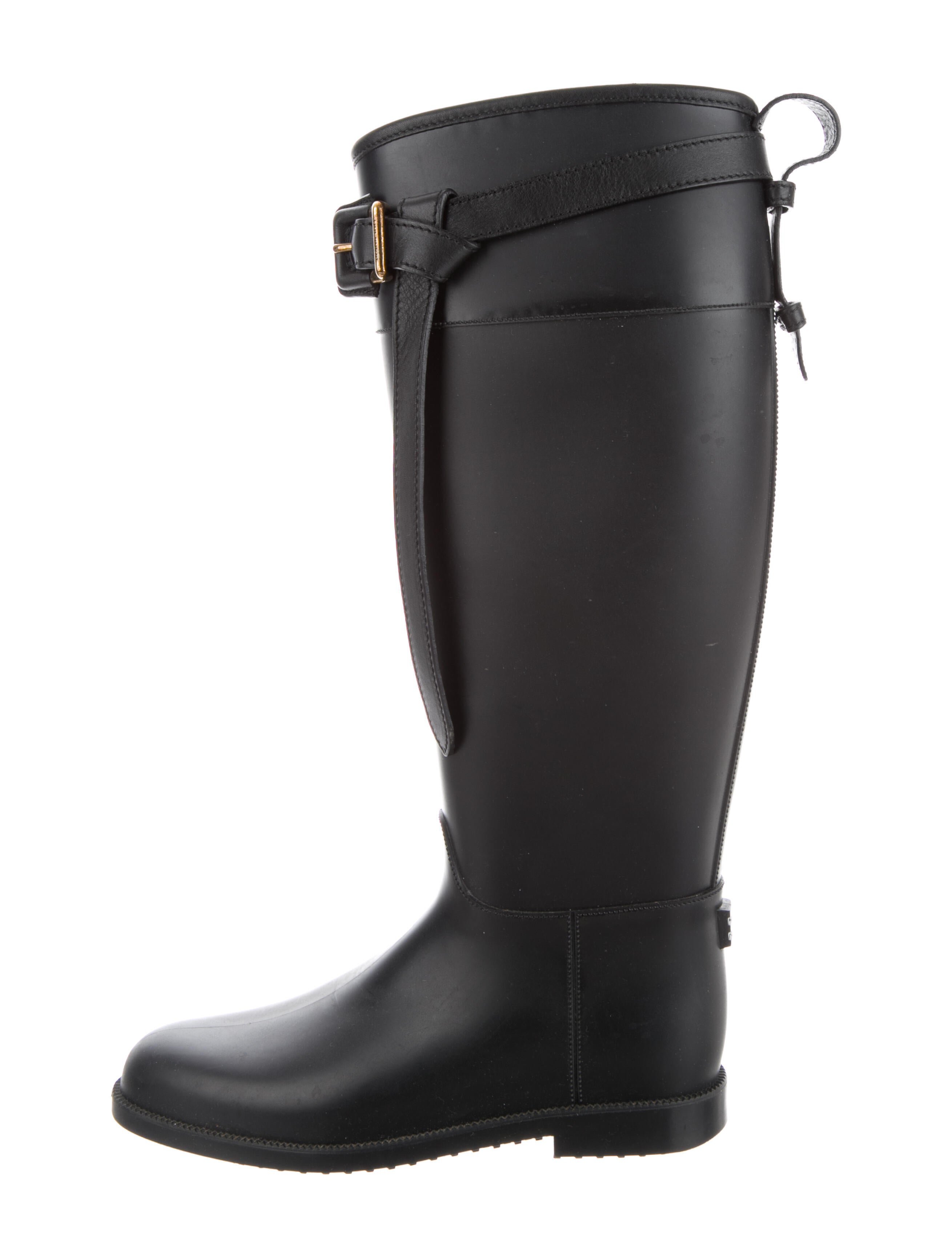 burberry knee high rain boots