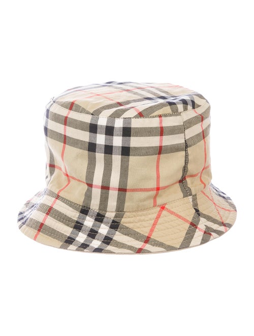 Burberry Nova Check Bucket Hat Tan