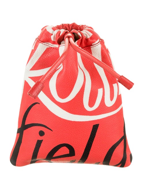 Burberry Abstract Print Clutch Coral