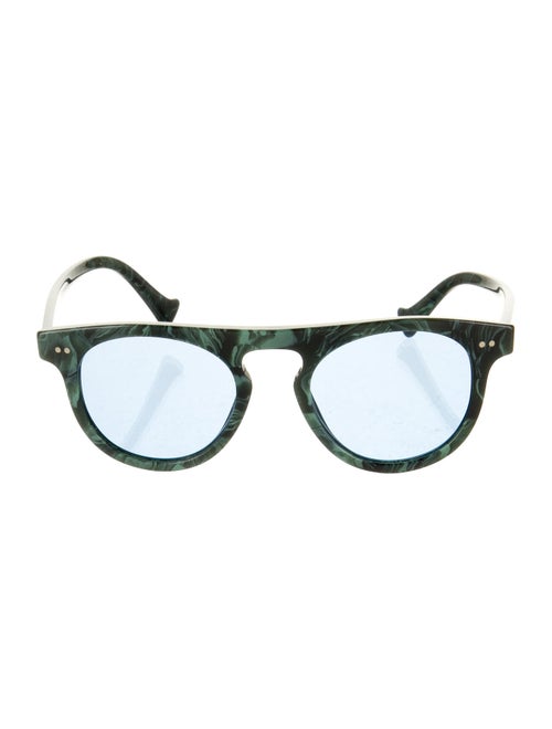 Burberry Round Acetate Sunglasses Green