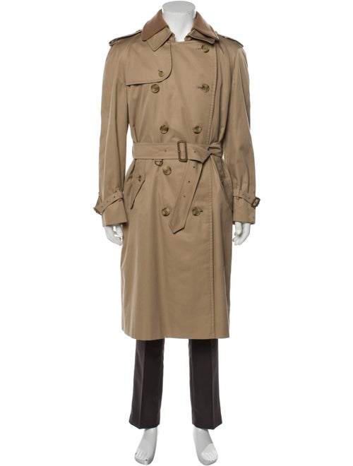 Burberry House Check Pattern Trench Coat