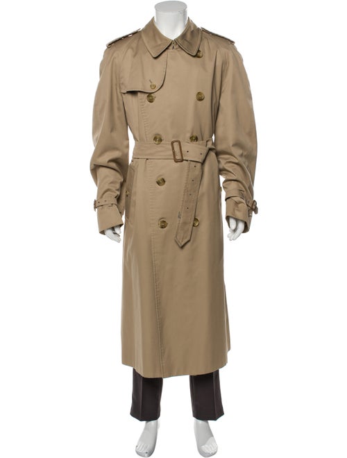 Burberry Nova Check Pattern Trench Coat
