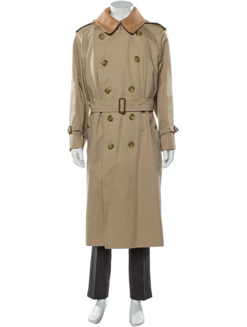 Burberry Double-Breasted Trench Coat beige