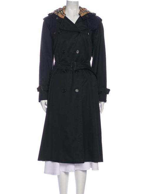 Burberry Vintage Wool Trench Coat Wool