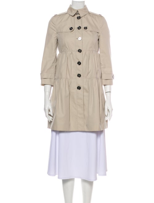Burberry Nova Check-Lined Lightweight Coat Trench