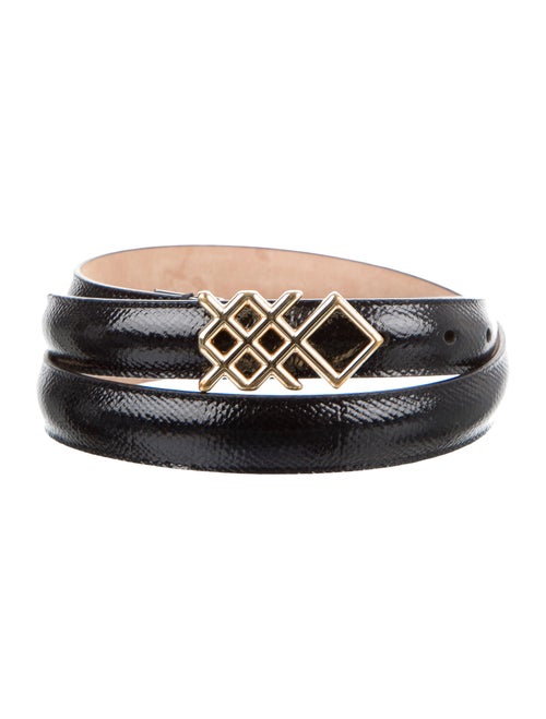 Burberry Leather Waist Belt Black