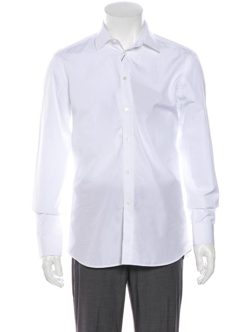 Burberry Long Sleeve Dress Shirt White