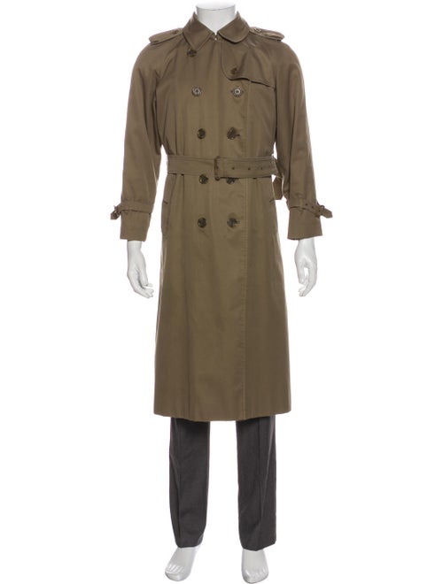 Burberry Vintage House Check Pattern Trench Coat