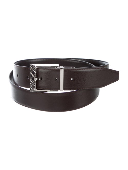 Burberry Reversible Leather Belt black