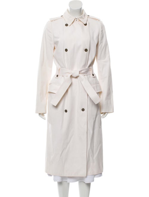 Burberry Long Belted Coat Beige