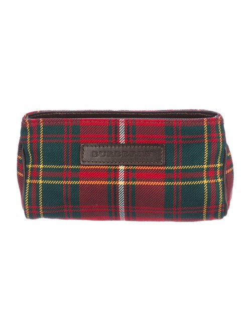 Burberry Tartan Zip Pouch multicolor