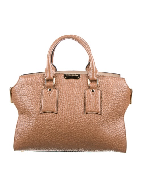 Burberry Leather Tote Bag Brown