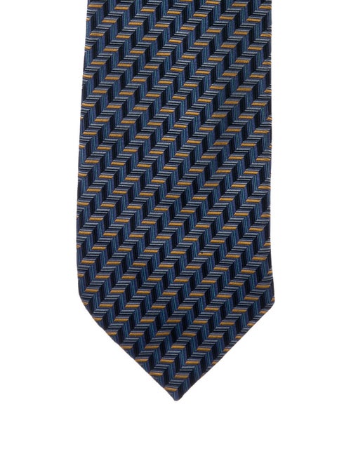 Burberry Silk Jacquard Tie blue